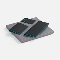 Набор Multimo Simple, черный с бирюзовым