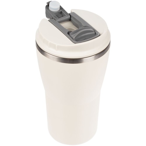 Термостакан Sapporo, белый (молочный) фото 3 Термостакан Sapporo, белый (молочный) фото 3