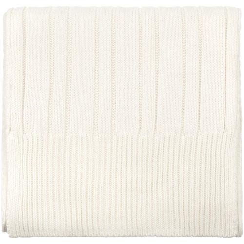 Шарф Knit Beat, белый (молочный) фото 2