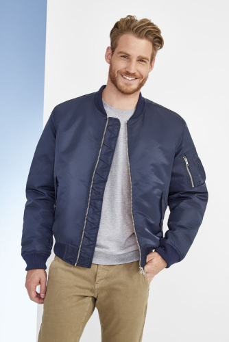 Куртка бомбер унисекс Remington, коричневая фото 7