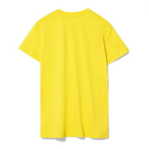 Футболка унисекс T-Bolka 160, темно-желтая фото 3