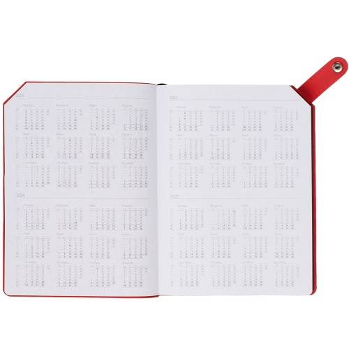 Ежедневник Angle, недатированный, красный фото 7