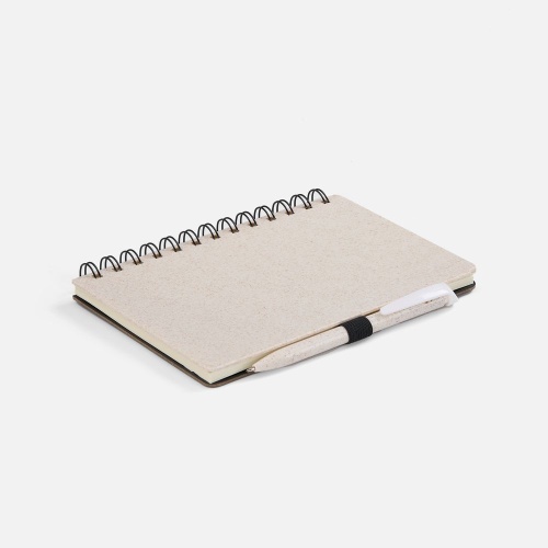 Блокнот на спирали Intrigo, белый фото 5 Блокнот на спирали Intrigo, белый фото 5