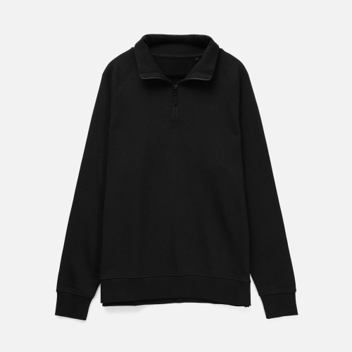 Толстовка унисекс S3, черная фото 2