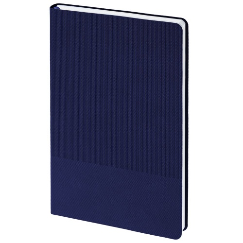 Ежедневник Knit, недатированный, темно-синий фото 2 Ежедневник Knit, недатированный, темно-синий фото 2