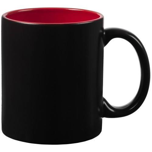 Кружка-хамелеон On Display, матовая, красно-черная Кружка-хамелеон On Display, матовая, красно-черная