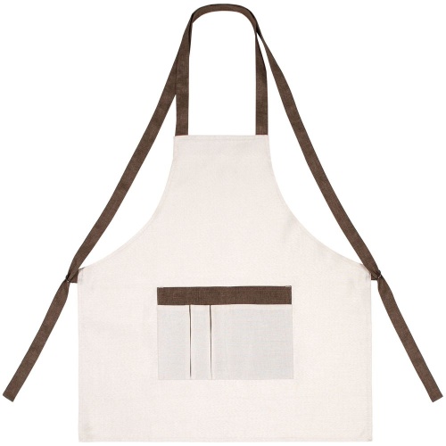 Фартук Settle In, светло-бежевый (молочный) Фартук Settle In, светло-бежевый (молочный)