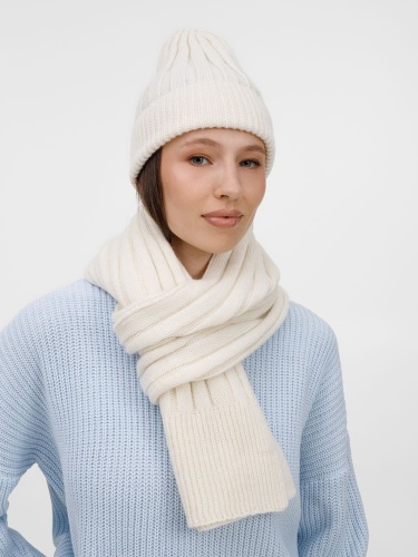 Шапка Bellish, белая (ванильная) фото 3