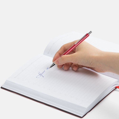 Ручка шариковая Mastermind, красная фото 2