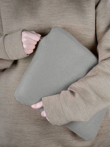 Дорожный плед Pathway, серый фото 10