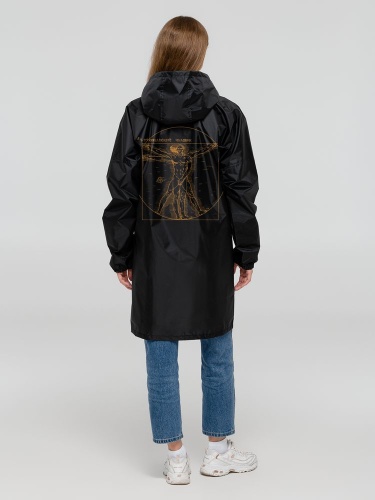 Дождевик «Ветровеанский человек», черный Дождевик «Ветровеанский человек», черный