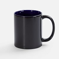 Кружка-хамелеон On Display, глянцевая, черная с синим