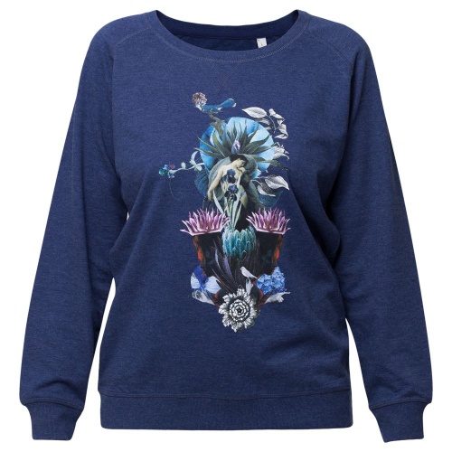 Толстовка Beauty Sleep, синий меланж фото 3 Толстовка Beauty Sleep, синий меланж фото 3