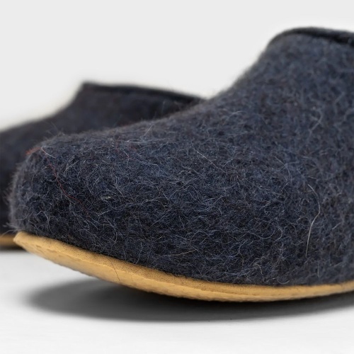 Домашние валенки Wild, темно-синие (клякса) фото 2
