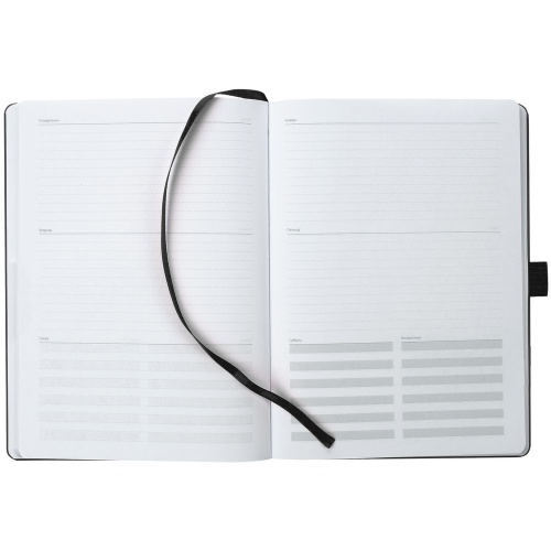 Еженедельник Lucky, недатированный, черный фото 3 Еженедельник Lucky, недатированный, черный фото 3