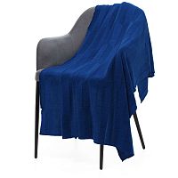 Плед Rombus, темно-синий (кобальт)