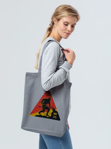 Холщовая сумка «Ищи суть», серая фото 6
