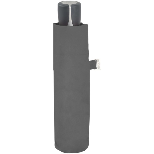 Зонт складной Fiber Alu Light, серый фото 4