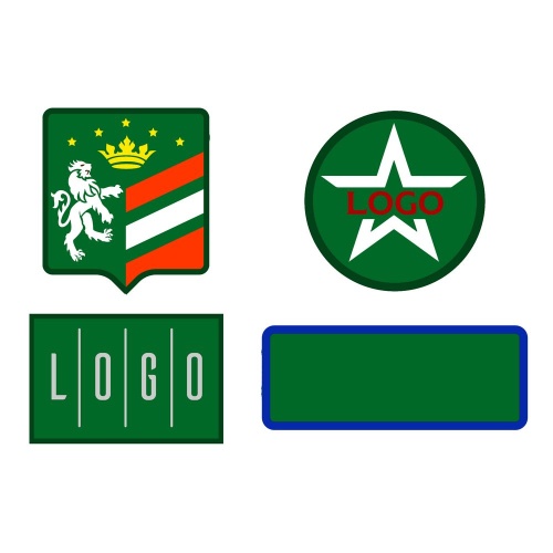 Шеврон из габардина Gabo M, зеленый Шеврон из габардина Gabo M, зеленый