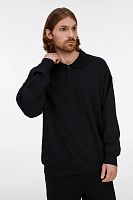 Свитшот оверсайз унисекс S6, черный