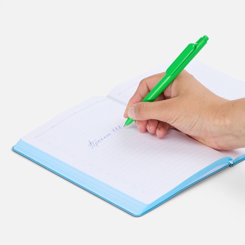 Ручка шариковая Prodir DS11 PMP, зеленая фото 3 Ручка шариковая Prodir DS11 PMP, зеленая фото 3