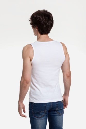 Майка мужская «Вечные ценности. Счастье», белая фото 4