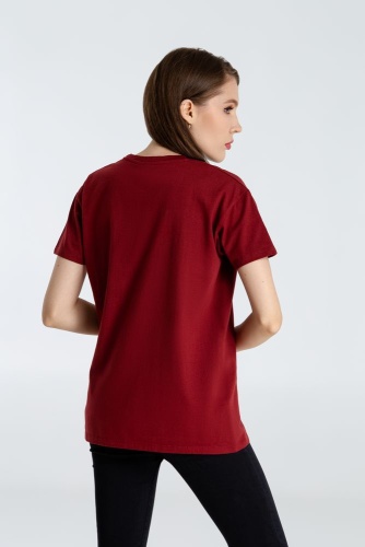 Футболка A God is High, гранатово-красная фото 8
