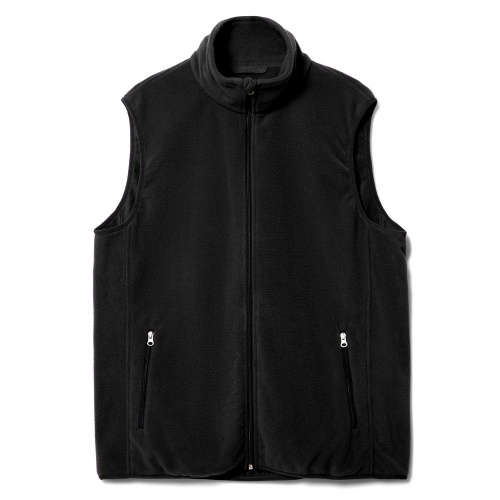 Жилет флисовый унисекс Nesse, черный фото 2 Жилет флисовый унисекс Nesse, черный фото 2