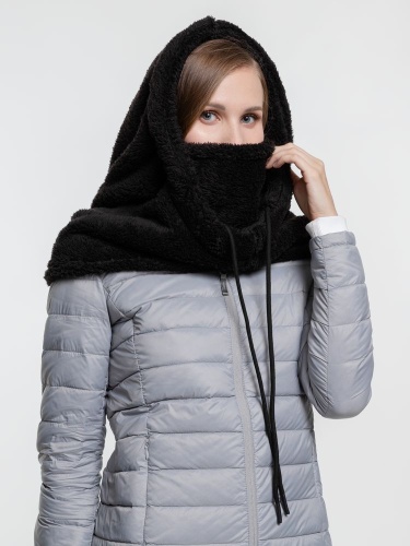 Балаклава-капюшон Flocky, черная фото 4 Балаклава-капюшон Flocky, черная фото 4