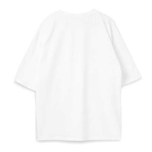 Футболка оверсайз Slope, белая фото 3