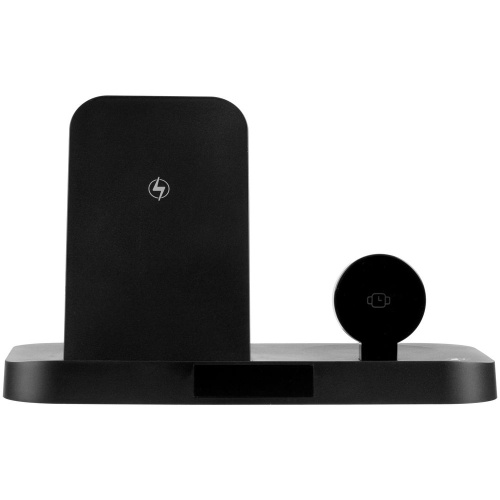 Зарядная станция с будильником Clock Nest, черная фото 6 Зарядная станция с будильником Clock Nest, черная фото 6