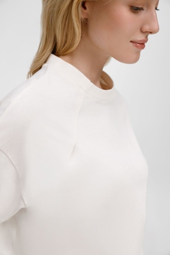 Футболка оверсайз унисекс Sinkopa, молочно-белая фото 5