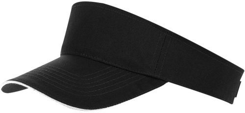 Козырек Ace, черный с белым Козырек Ace, черный с белым