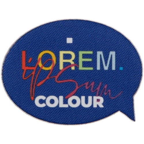 Наклейка тканевая Lunga Bubble, M, синяя фото 3 Наклейка тканевая Lunga Bubble, M, синяя фото 3