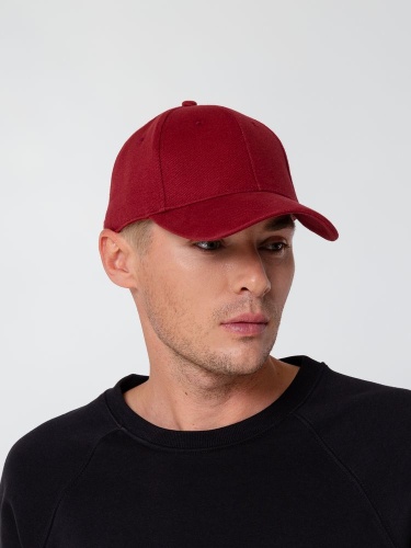 Бейсболка Hillside, бордовая фото 3 Бейсболка Hillside, бордовая фото 3