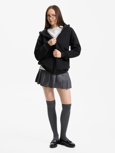 Толстовка унисекс оверсайз Sartoro, черная фото 5 Толстовка унисекс оверсайз Sartoro, черная фото 5