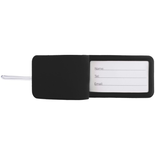 Багажная бирка Dorset, черная Багажная бирка Dorset, черная