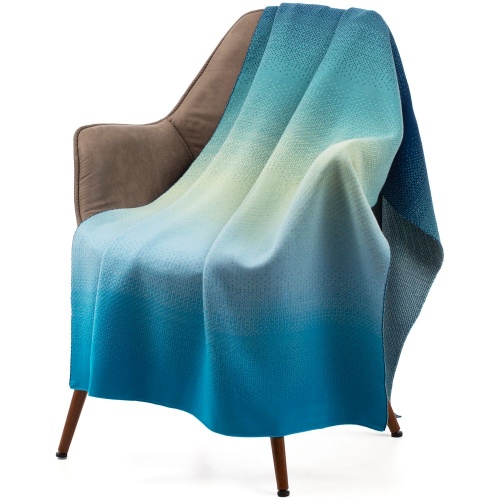 Плед Dreamshades, синий с зеленым Плед Dreamshades, синий с зеленым