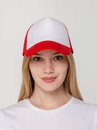 Бейсболка Sunbreaker, красная с белым фото 6 Бейсболка Sunbreaker, красная с белым фото 6
