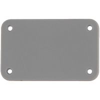 Лейбл из ПВХ Kreta, S, серый