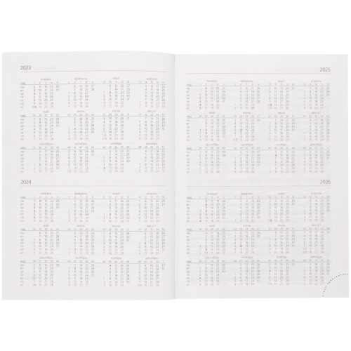 Ежедневник Lotus, недатированный, синий фото 6 Ежедневник Lotus, недатированный, синий фото 6