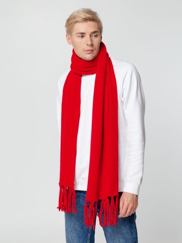 Шарф Flette, красный фото 5