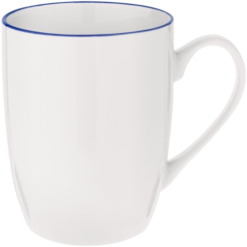 Кружка Simmy, белая с синим Кружка Simmy, белая с синим