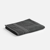 Полотенце махровое Terrychic, среднее, темно-серое