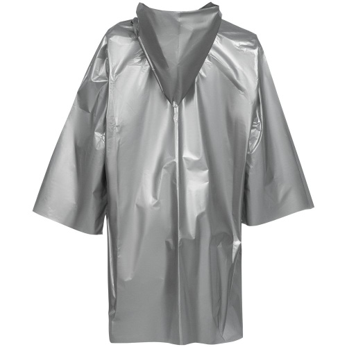 Дождевик-плащ CloudTime, серебристый фото 3