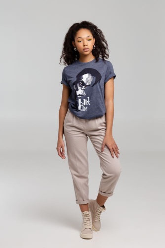 Футболка «Меламед. Nick Cave», темно-синий меланж фото 7