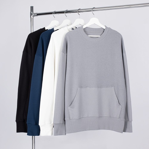 Свитшот оверсайз унисекс Vozduh, молочно-белый фото 3