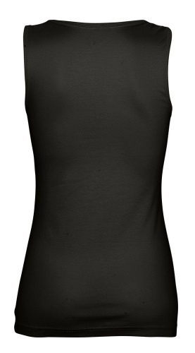 Майка женская Vibrance, черная фото 3