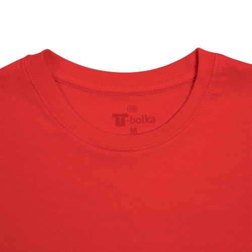 Футболка унисекс T-bolka 140, красная фото 4 Футболка унисекс T-bolka 140, красная фото 4
