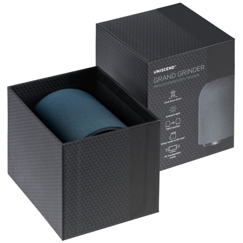 Беспроводная колонка Uniscend Grand Grinder, серо-синяя фото 12
